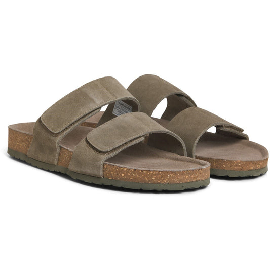 Jack & Jones Malta Suede Men's Martini Olive Sandals