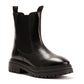 Osprey London The Hampton Chelsea Leather Women's Black/Merlot Boots