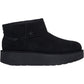 Skechers Keep Cozy Leather Women's Black Winter Ankle Boots