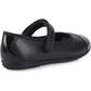 Hush Puppies Lottie Ballerina Jnr Leather Girl's Black Shoes