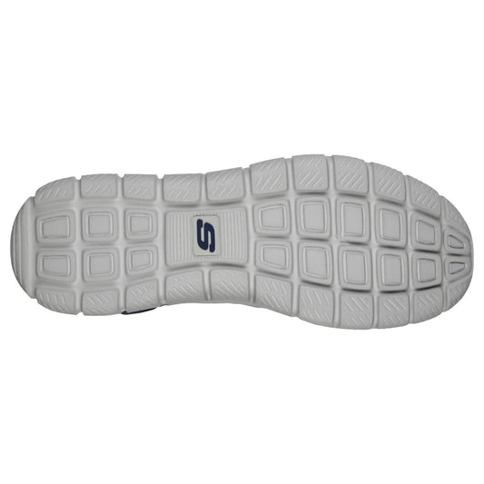 Skechers Men's Track Knockhill Shoes in Navy/Orange