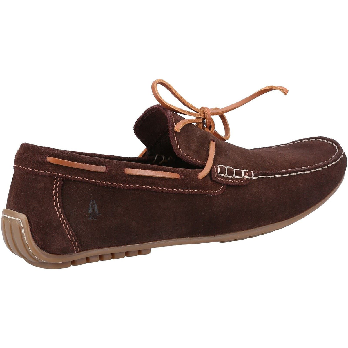 Hush Puppies Men's Reuben Boat Shoe in Brown
