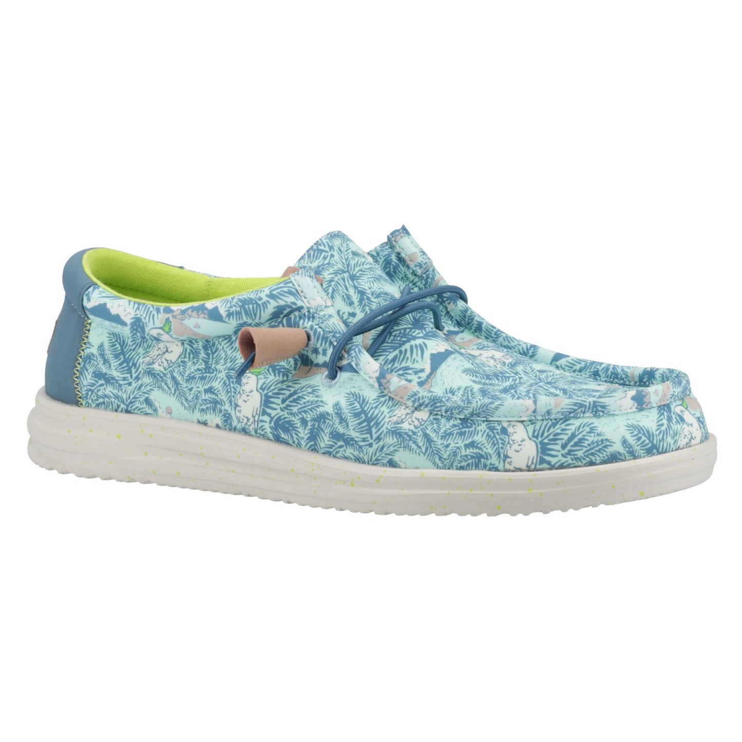 HEYDUDE Men's Wally H2O Tropical Shoe in Blue Tropical