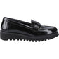 Hush Puppies Francis Loafer Patent Leather Black Loafers