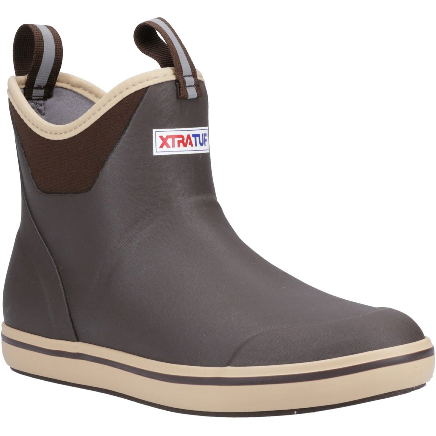 Xtratuf Men's Ankle Deck Boot in Chocolate/Tan