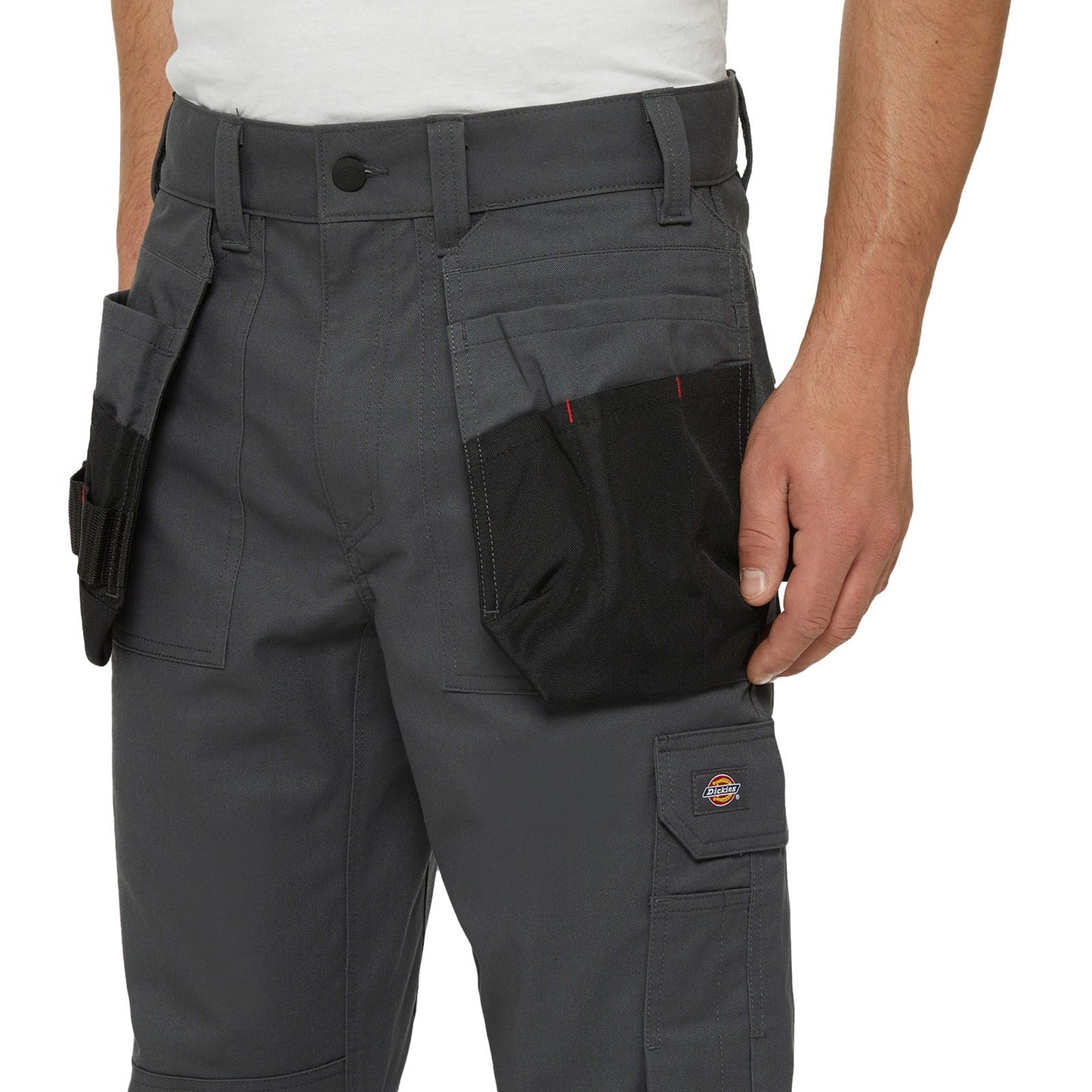 Dickies Multi Pocket Utility Polyester Men's Grey Work Trousers