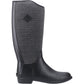 Muck Boots Derby Tall Rubber Women's Black/Plaid Winter Knee High Boots