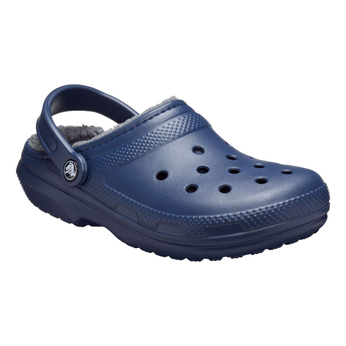 Crocs Unisex Classic Lined Clog in Navy/Charcoal