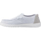HEYDUDE Wendy Eyelet Lace Cotton Blend Women's Ancient Blue Moccasins Shoes