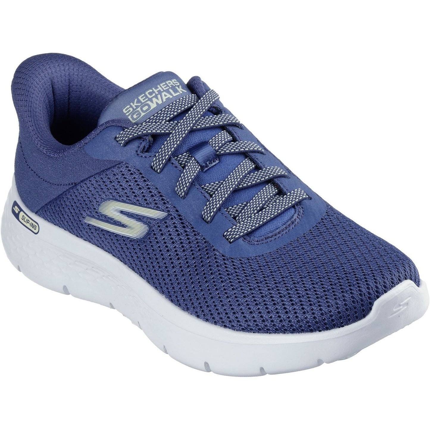 Skechers Go Walk Flex Textile Women's Blue/Green Trainers