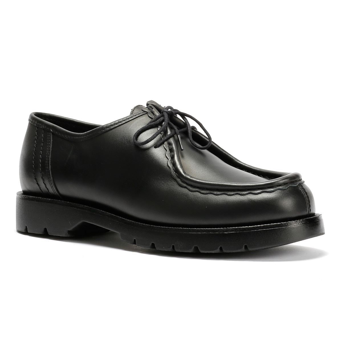 Kleman Padror Leather Men's Black Shoes