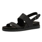 TOMS Marin Slingback Canvas Women's Black Sandals