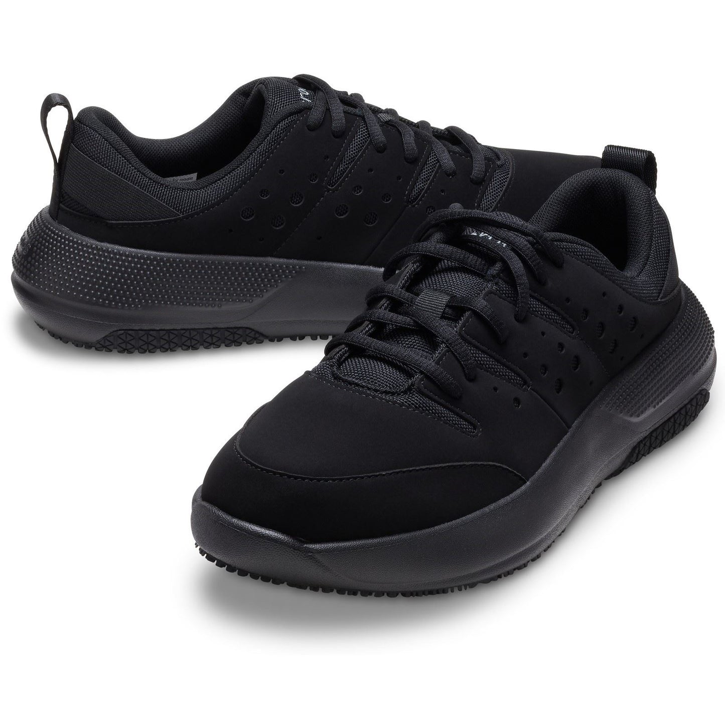 Crocs On the Clock Polyurethane Men's Triple Black Trainers