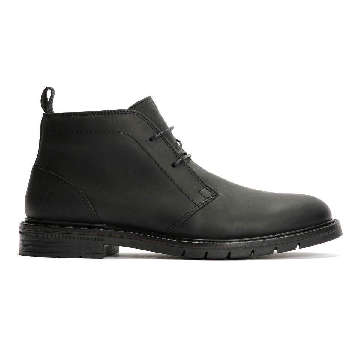 Tower London Armour Lace Up Leather Men's Black Boots