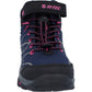 Hi-Tec Blackout Mid Polyester Girl's Navy/Magenta Hiking Boots