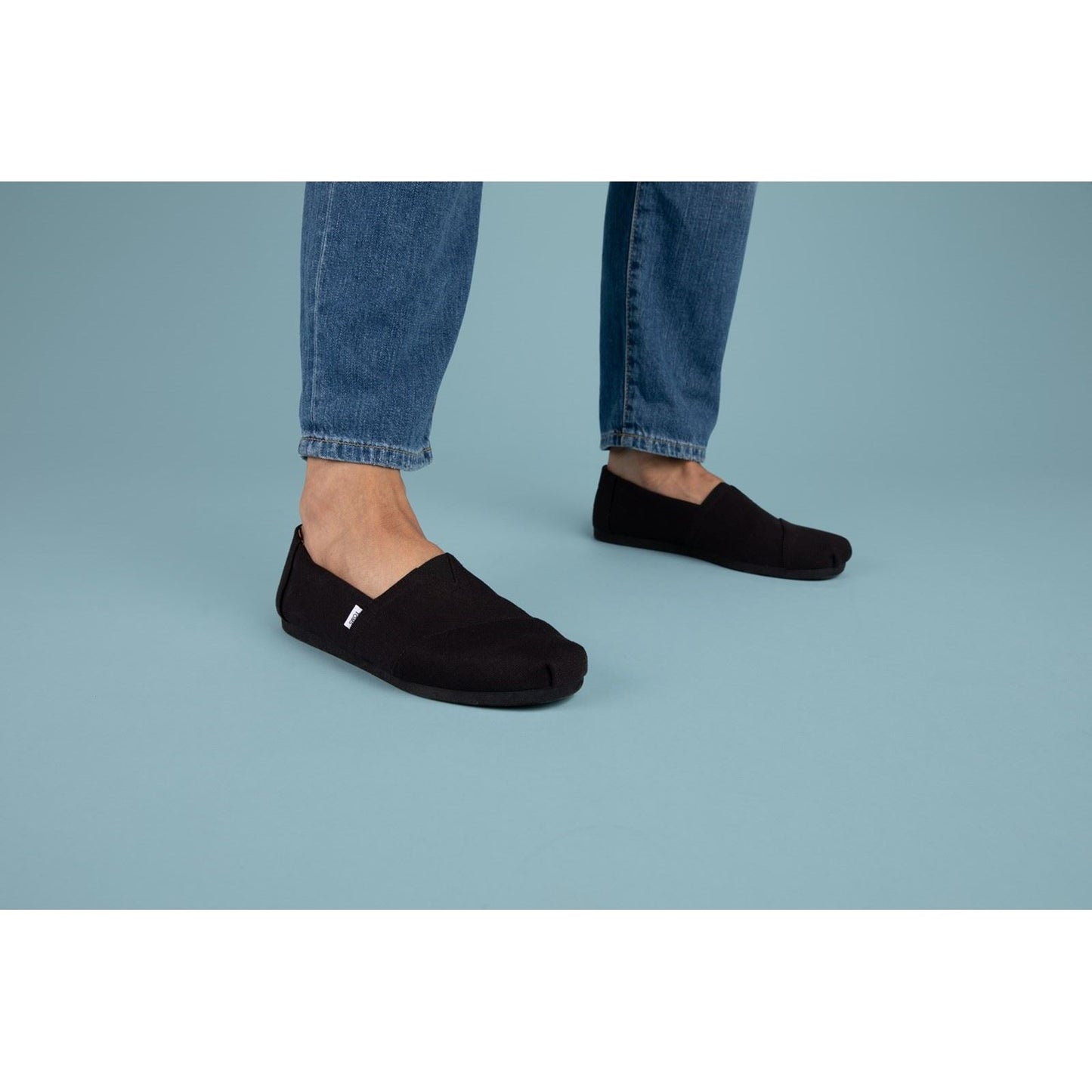 TOMS Men's Alpargata Shoes in Black