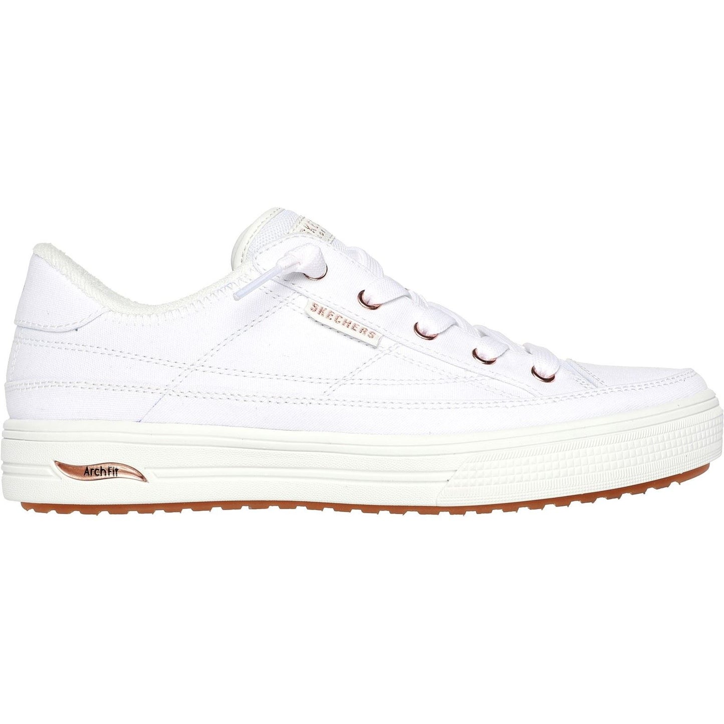 Skechers Women's Arch Fit Arcade - Meet Ya There Trainers in White