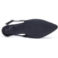 Hush Puppies Nahla Buckle Kitten Heel Women's Black Pointy Slingback Shoes
