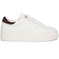 Dune Eden Leather Women's White Trainers