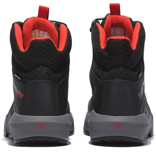 Timberland Pro Men's Morphix 6" Safety Boot in Black/Red