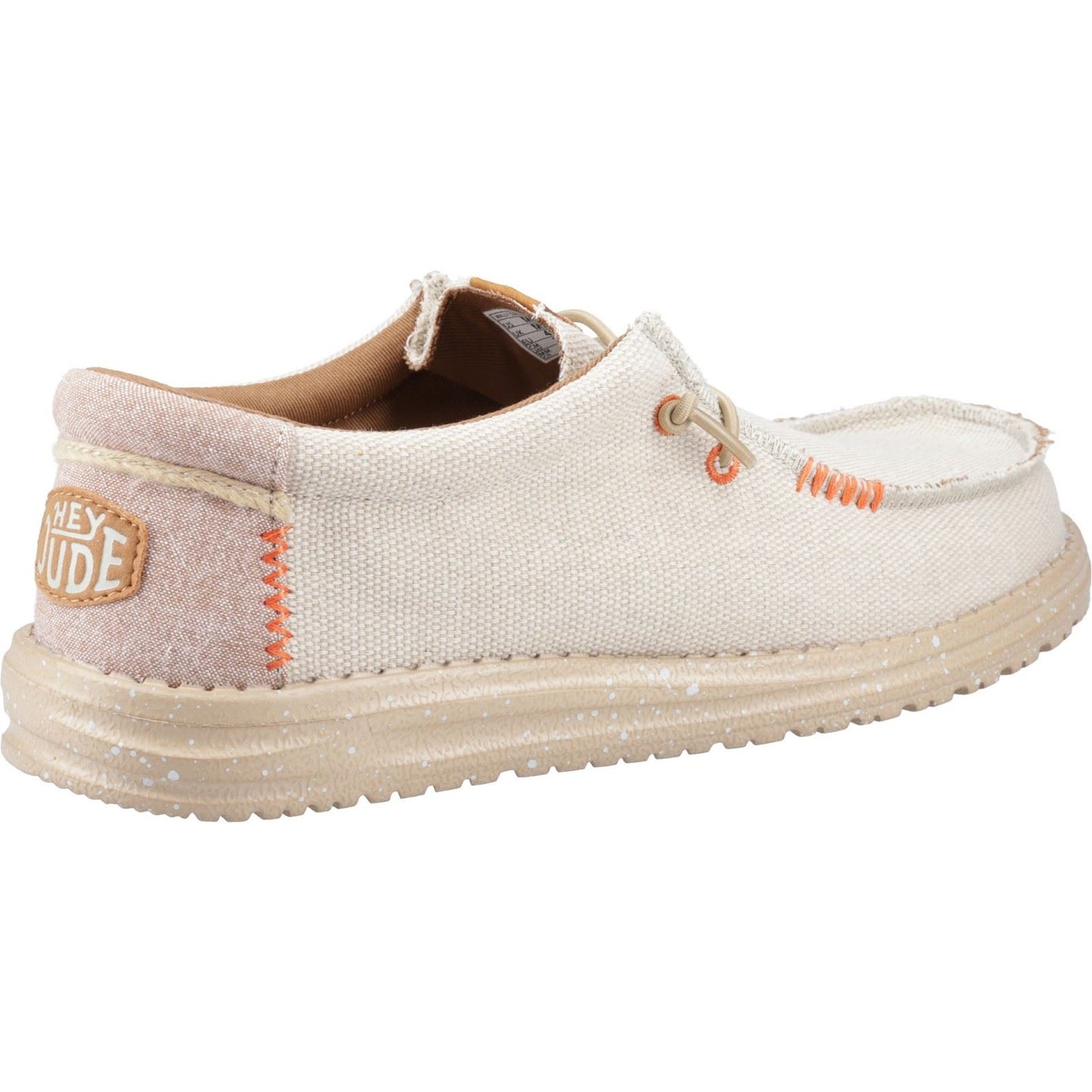 HEYDUDE Men's Wally Coastline Jute Shoe in Silver