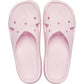 Crocs Classic Cross Strap Thermoplastic Women's Pink Milk Sandals