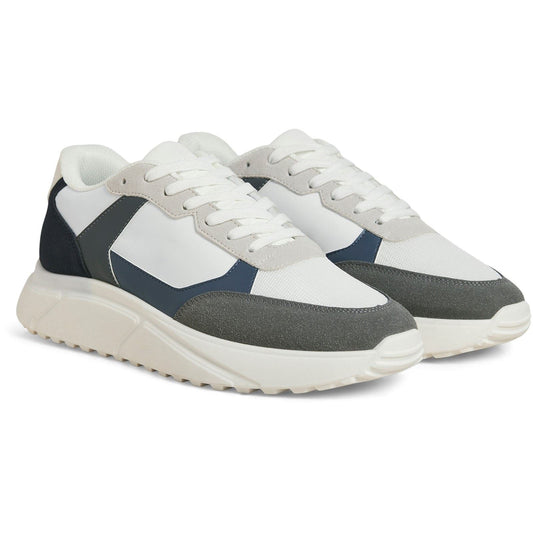 Jack & Jones Aspire Runner Polyurethane Men's White Castlerock/Navy Blazer Trainers
