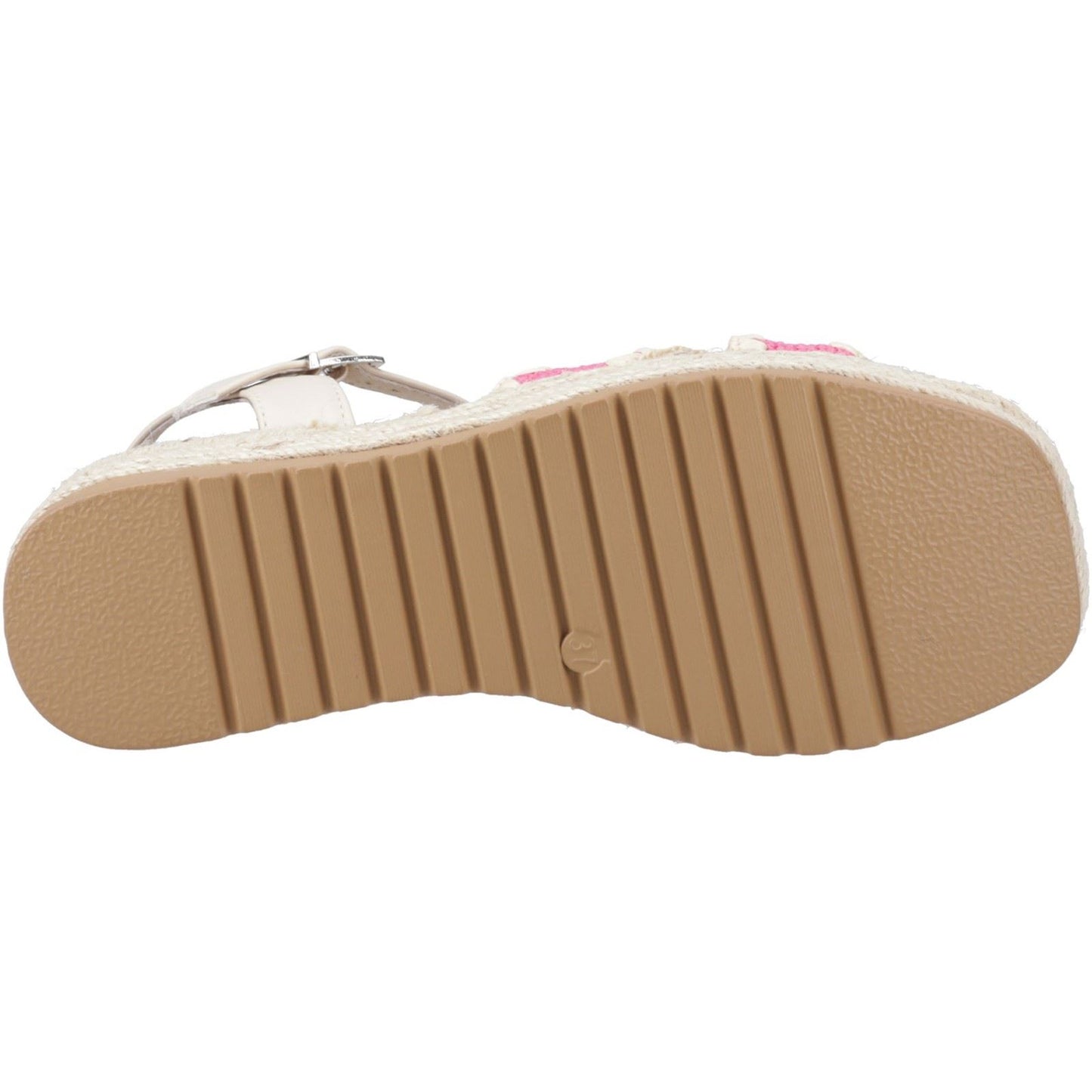 Hush Puppies Jemma Espadrille Polyurethane Women's Fuchsia Sandals