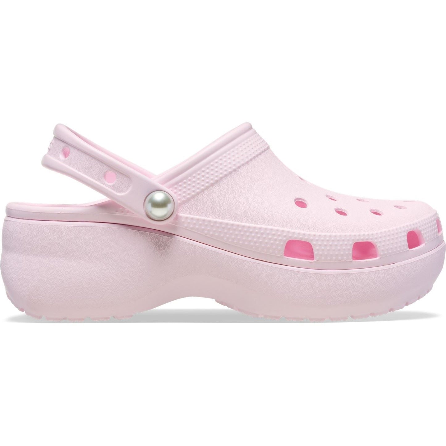Crocs Classic Platform Thermoplastic Women's Pink Milk Clogs
