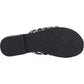 Hush Puppies Paris Slide Suede Women's Black/Silver Sandals
