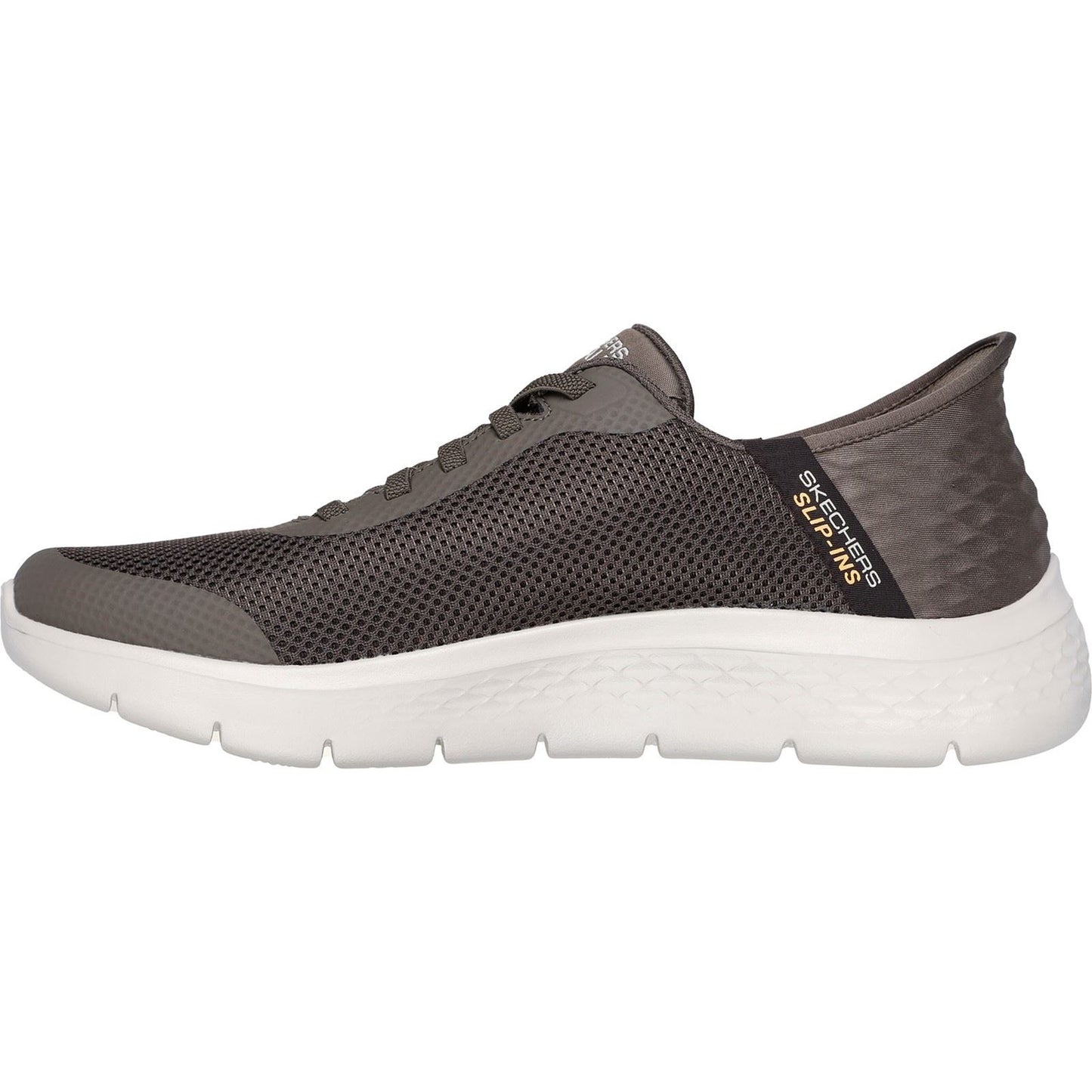 Skechers Men's GO WALK Flex Hands Up Shoes in Brown