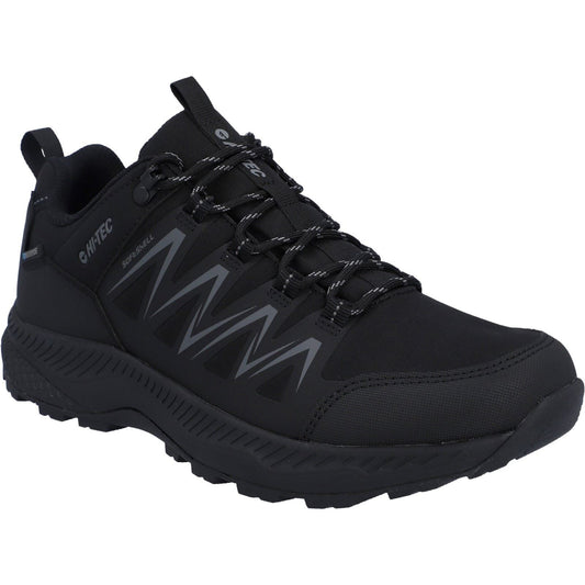 Hi-Tec Stealth Low Polyester Men's Black/Dark Grey Hiking Boots