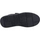 Hush Puppies Rowan Leather Youth Black Lace-Up Shoes