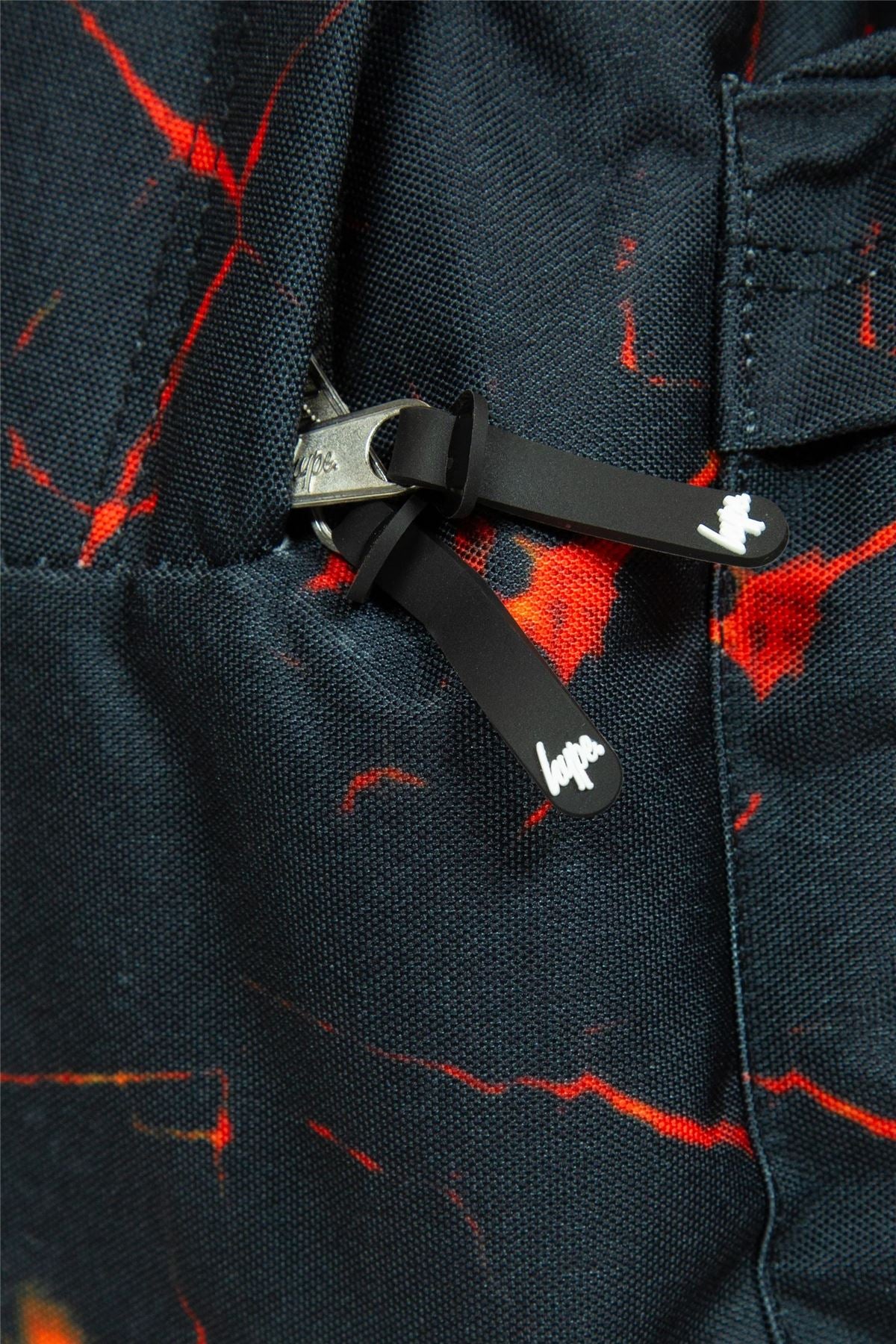 Hype Iconic Boy's Black Lava Backpack