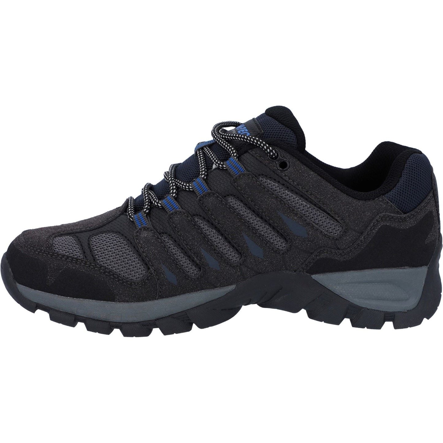 Hi-Tec Corzo Low PU Suede Men's Charcoal/Nautical Blue Hiking Boots