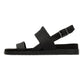 TOMS Marin Slingback Canvas Women's Black Sandals