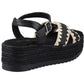 Hush Puppies Jemma Espadrille Polyurethane Women's Black Sandals