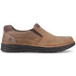 Hush Puppies Franco Slip on Leather Men's Tan Loafers