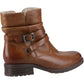 Hush Puppies Women's Piper Ankle Boots in Tan