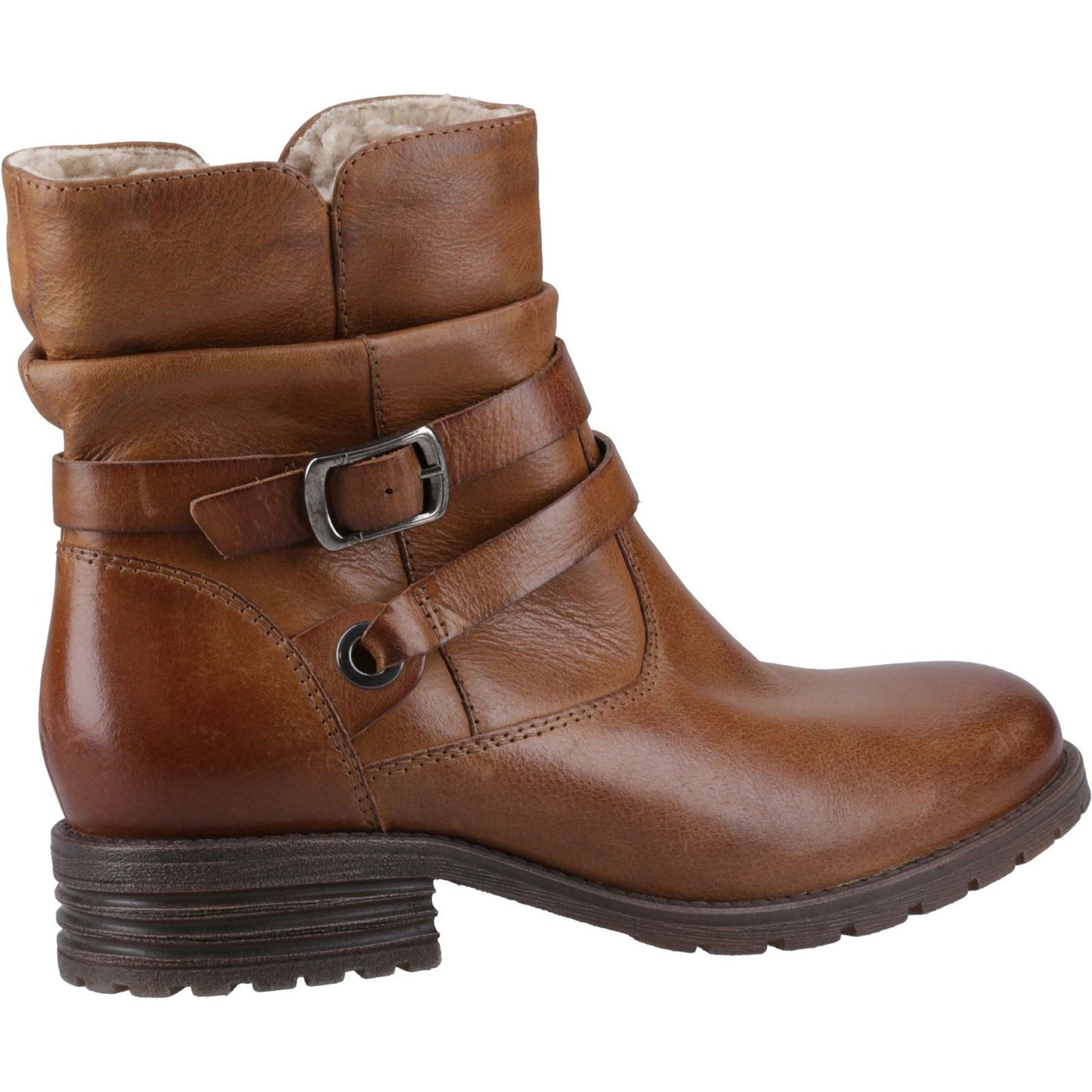 Hush Puppies Women's Piper Ankle Boots in Tan