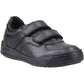 Hush Puppies Sully Leather Junior Black Shoes