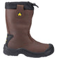 Amblers Safety FS245 Antistatic Pull On Safety Rigger Boot in Brown
