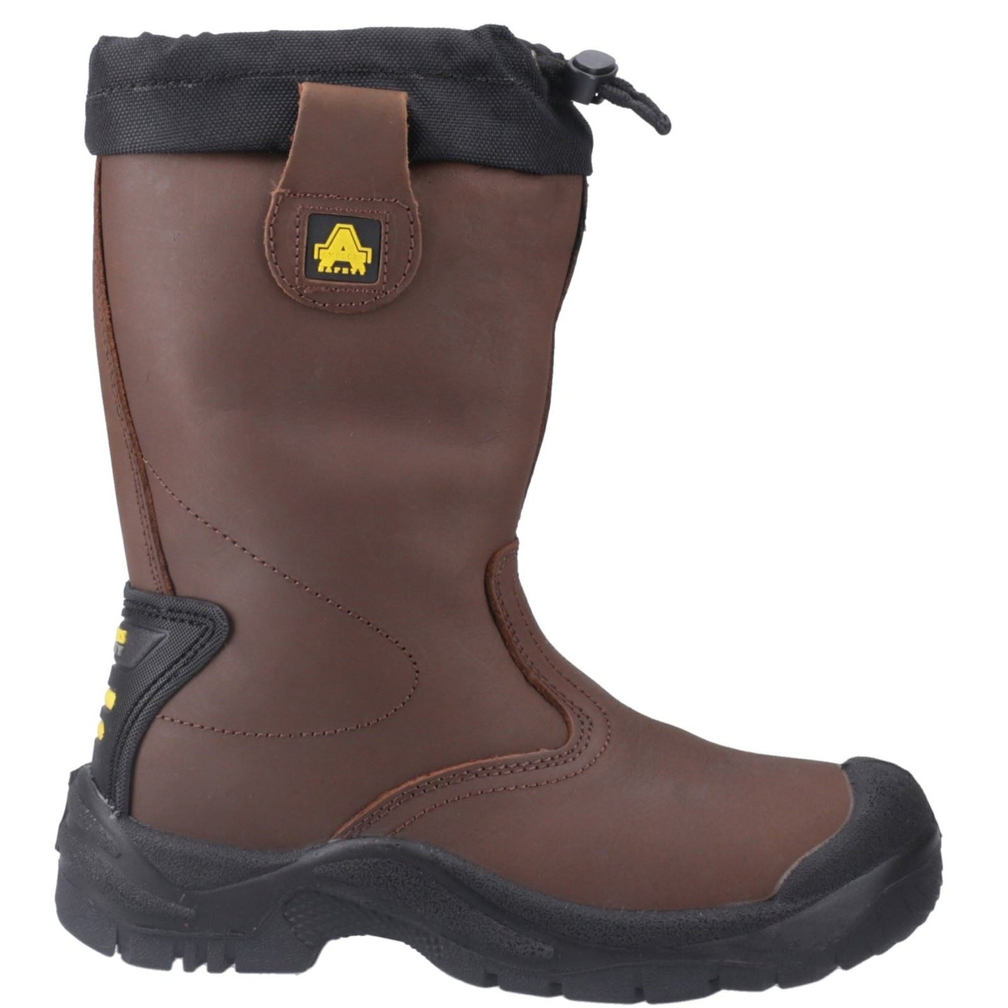 Amblers Safety FS245 Antistatic Pull On Safety Rigger Boot in Brown