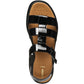 Geox D CAMALEI Synthetic Polyurethane Women's Black Sandals