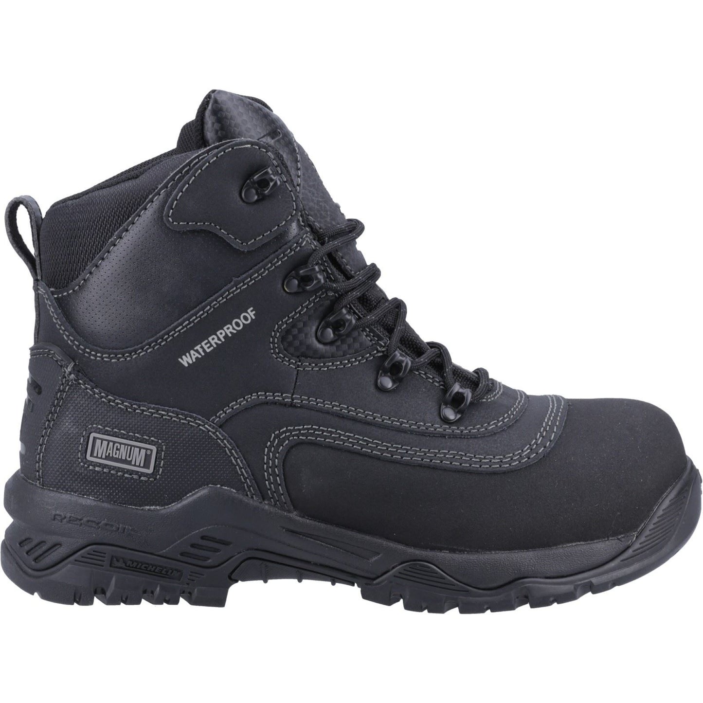 Magnum Unisex Broadside 6.0 CT CP WP Safety Boot in Black