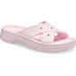 Crocs Classic Cross Strap Thermoplastic Women's Pink Milk Sandals