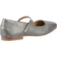 Hush Puppies Pasha Leather Women's Pewter Shoes