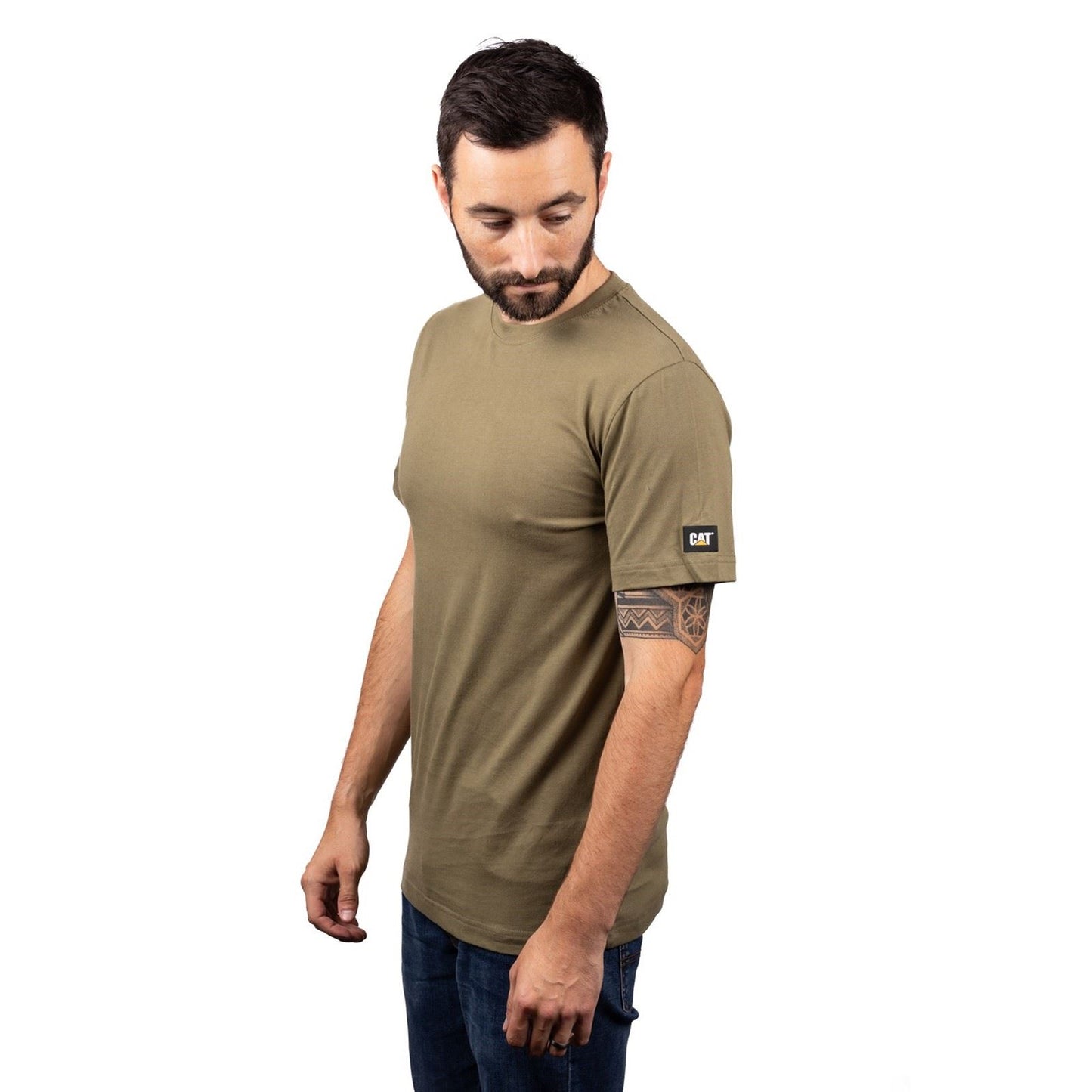 Caterpillar Men's Essentials Short-sleeve T-shirt in Marsh