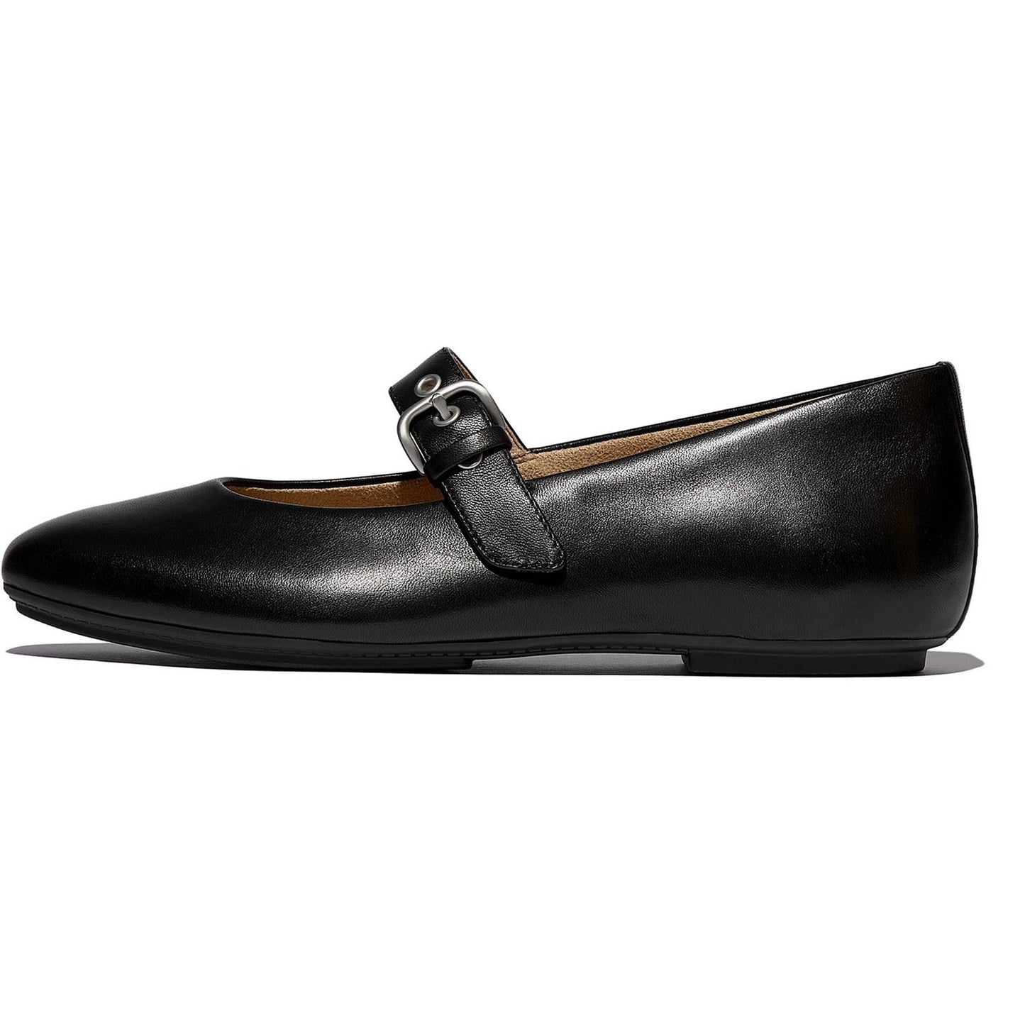 Fitflop Delicato Leather Women's All Black Narrow Fit Shoes