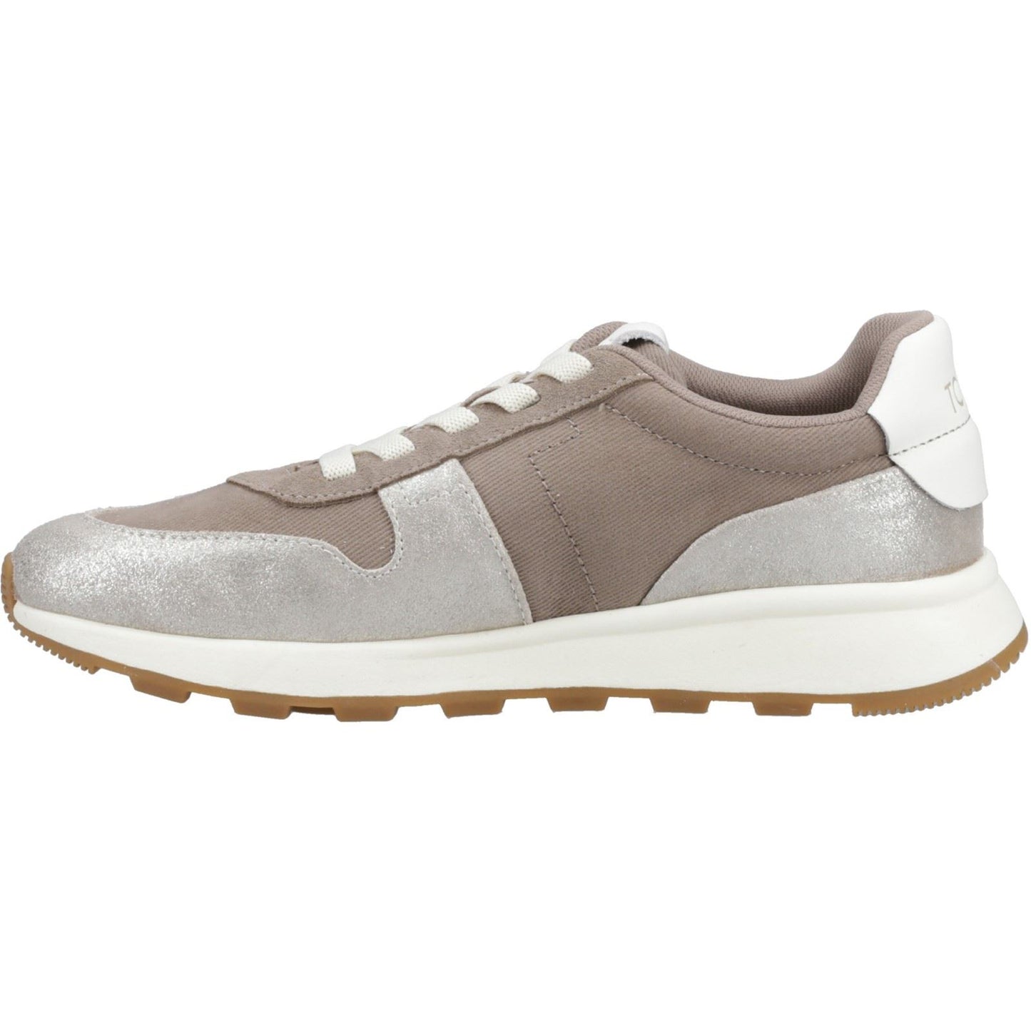 TOMS Women's TRVL LITE Retro Trainer in Silver